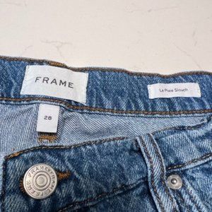 Frame Jeans Le Pixie Slouch Iceberg, Size 28